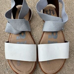 Women's Sorel Sandals in Gray and White